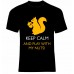 Тениска Keep Calm and Play with my Nuts - Yellow - 500038 Тениска Keep Calm and Play with my Nuts - Yellow - 500038